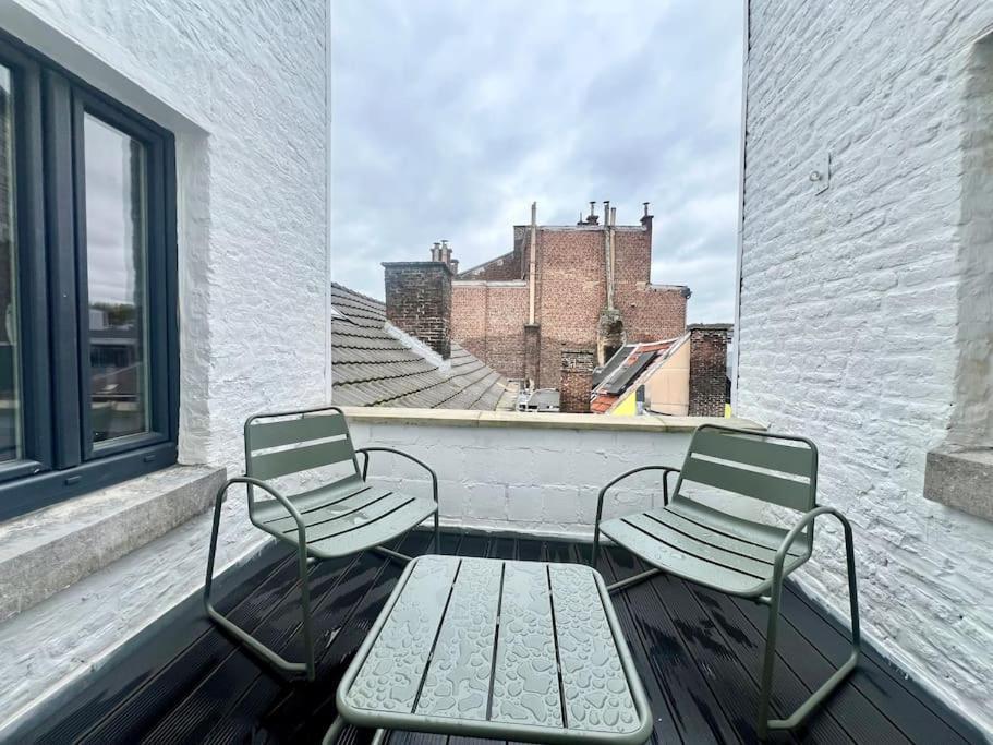 Duplex Chic Et Spacieux - Hypercentre Liège Exteriör bild